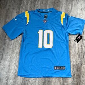 Nike Los Angeles Chargers Herbert #10 Powder Blue Jersey Men’s Size M NWT